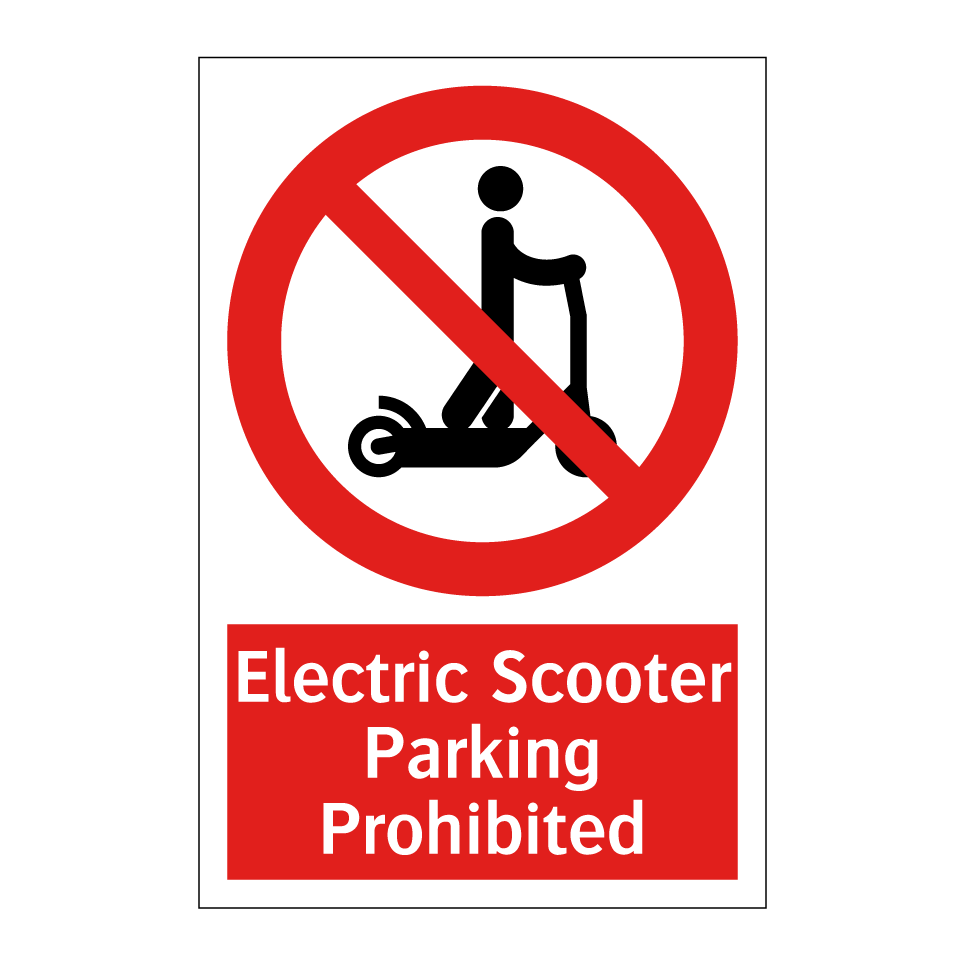 Electric Scooter Parking Prohibited