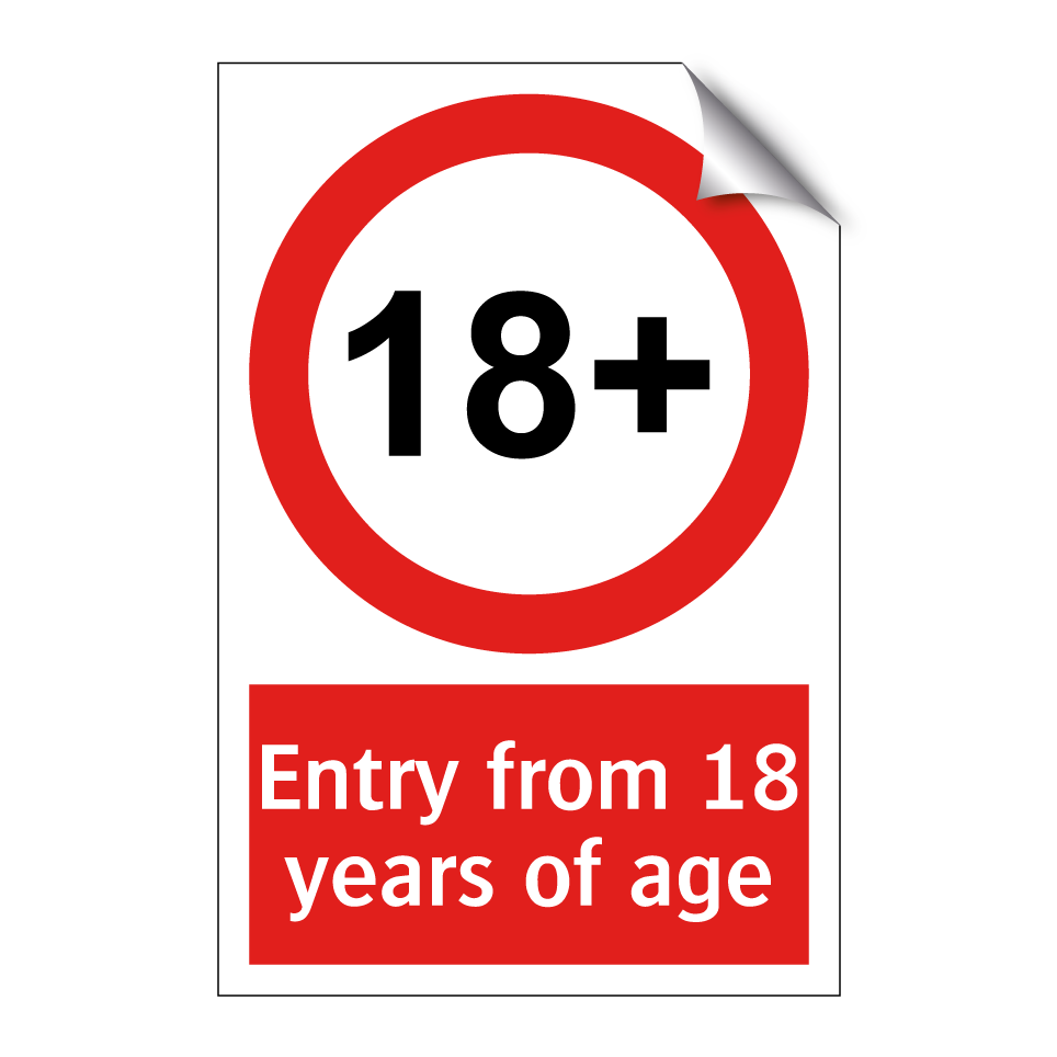 Entry from 18 years of age