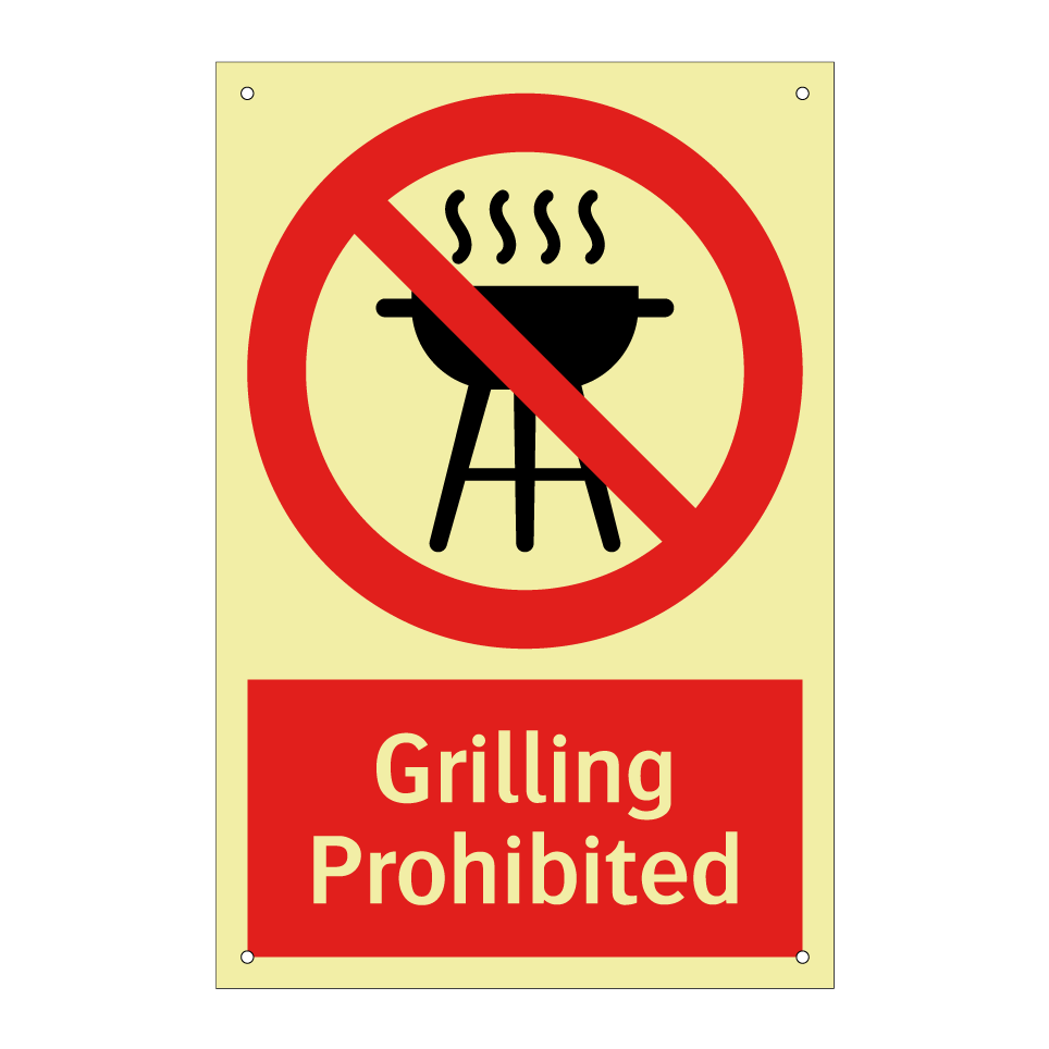 Grilling Prohibited