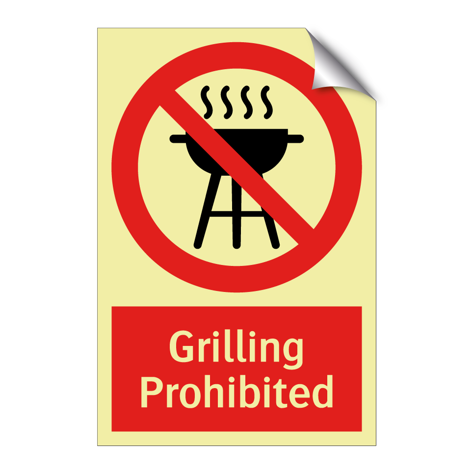 Grilling Prohibited
