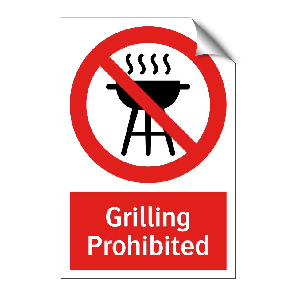 Grilling Prohibited