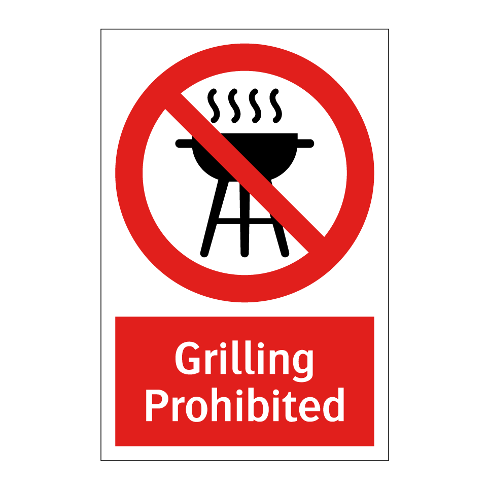 Grilling Prohibited