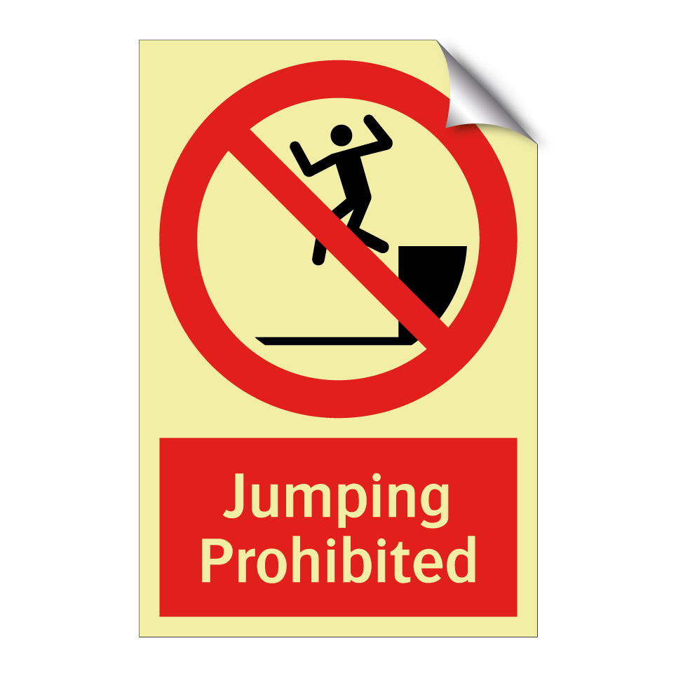 Jumping Prohibited