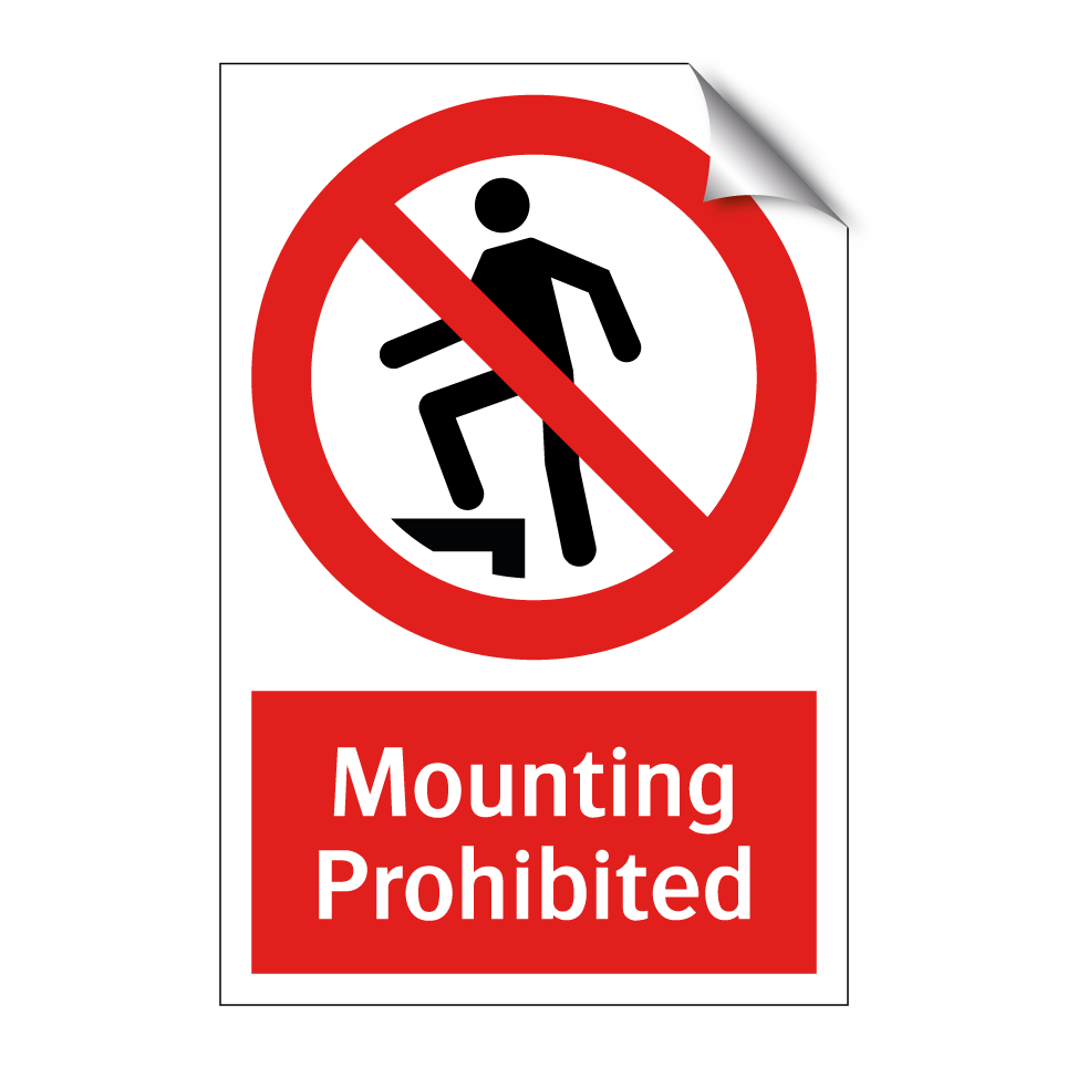 Mounting Prohibited