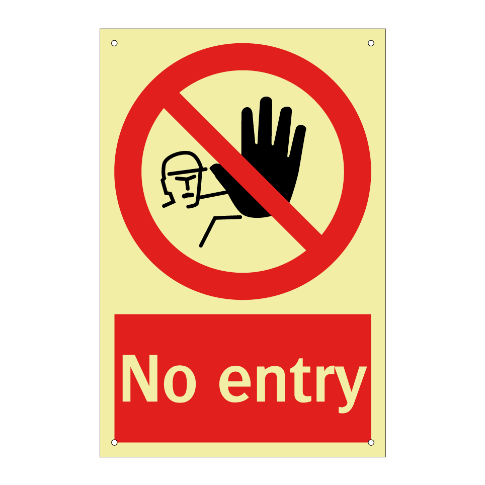 No entry
