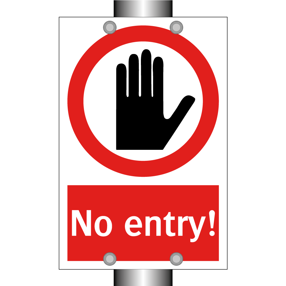 No entry!