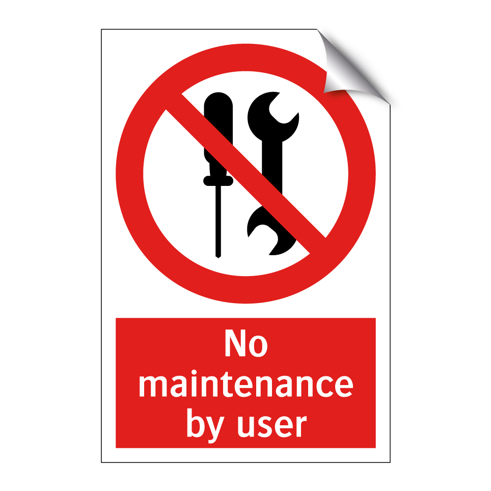 No maintenance by user
