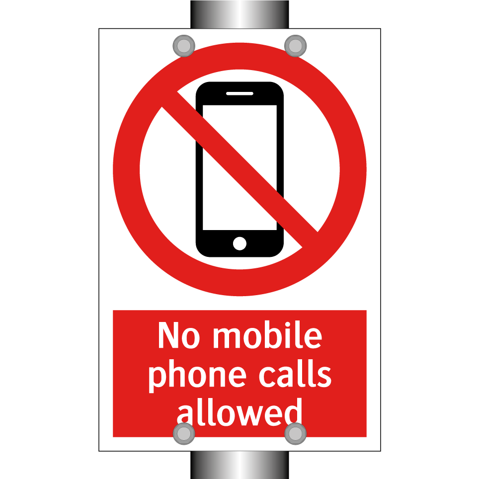 No mobile phone calls allowed