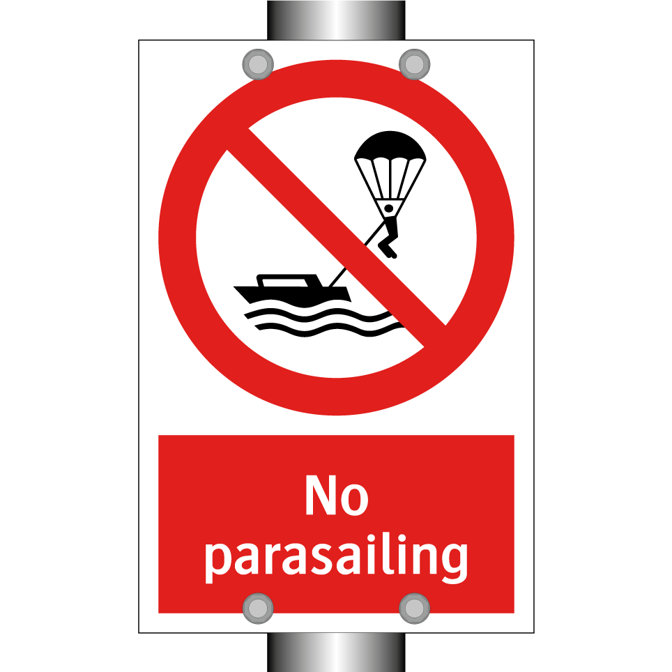 No parasailing