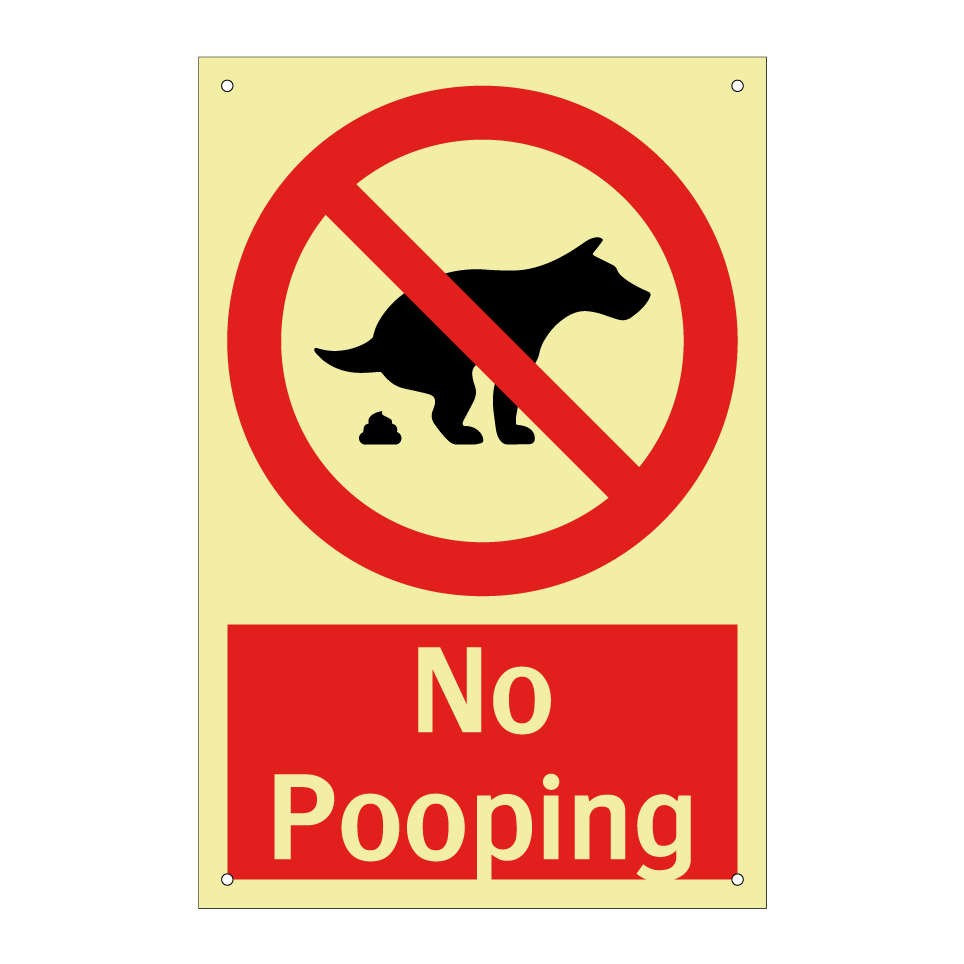 No Pooping
