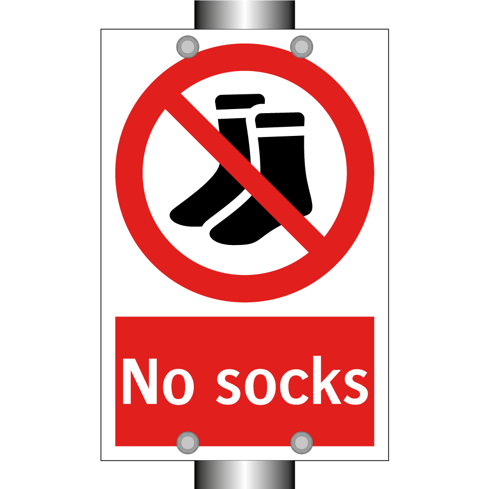 No socks