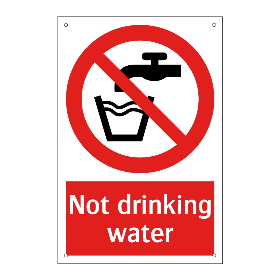 Not drinking water