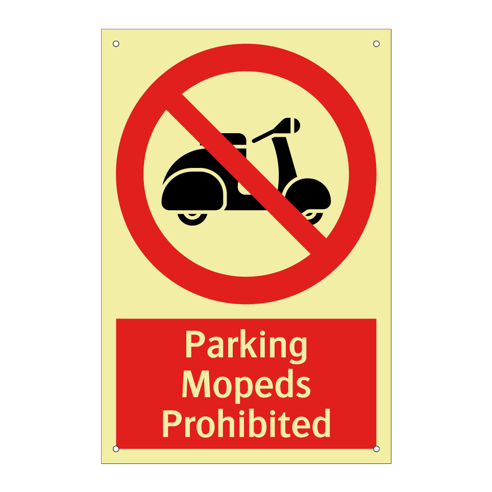 Parking Mopeds Prohibited