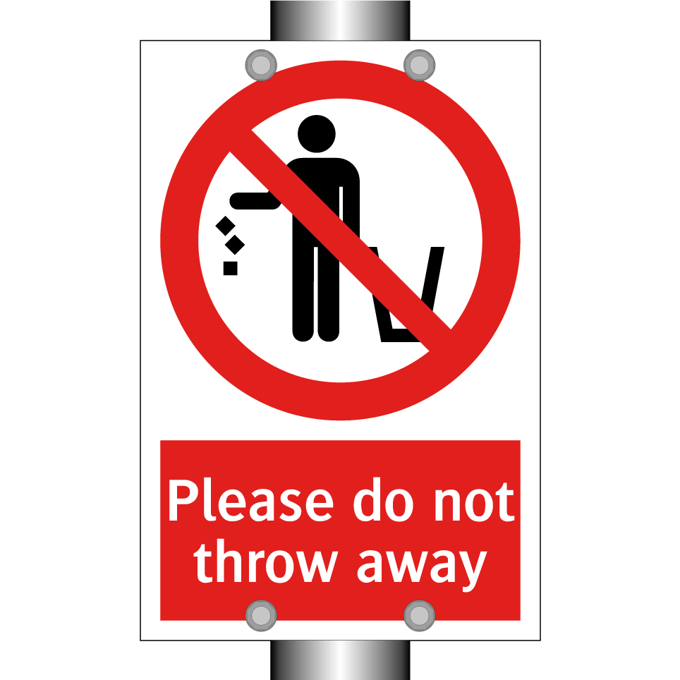 Please do not throw away