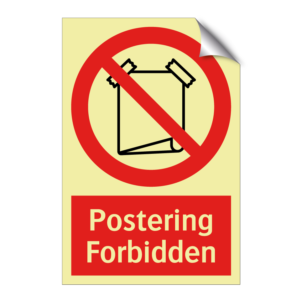 Postering Forbidden