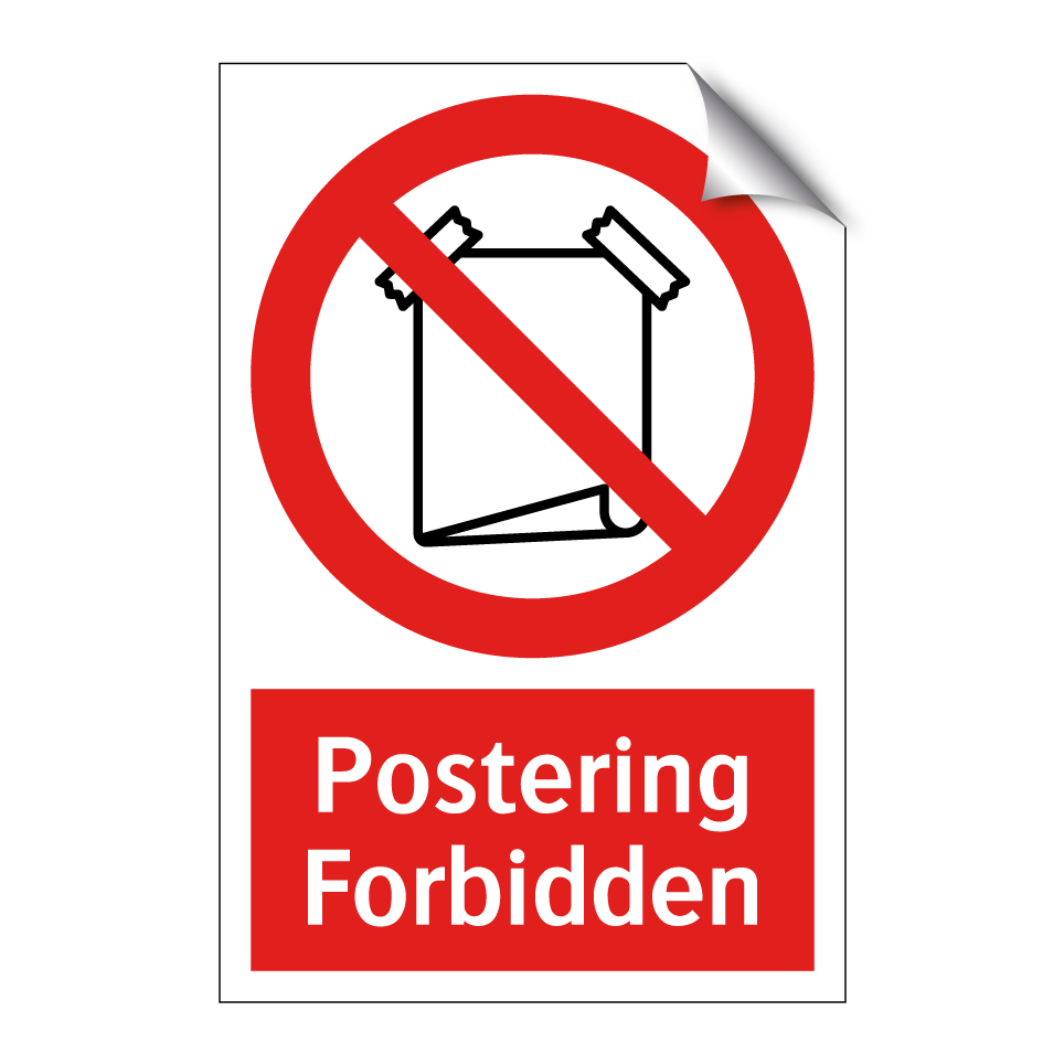 Postering Forbidden