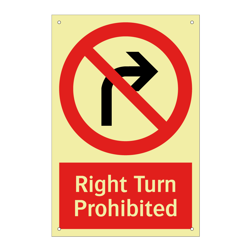 Right Turn Prohibited