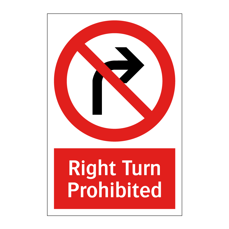 Right Turn Prohibited