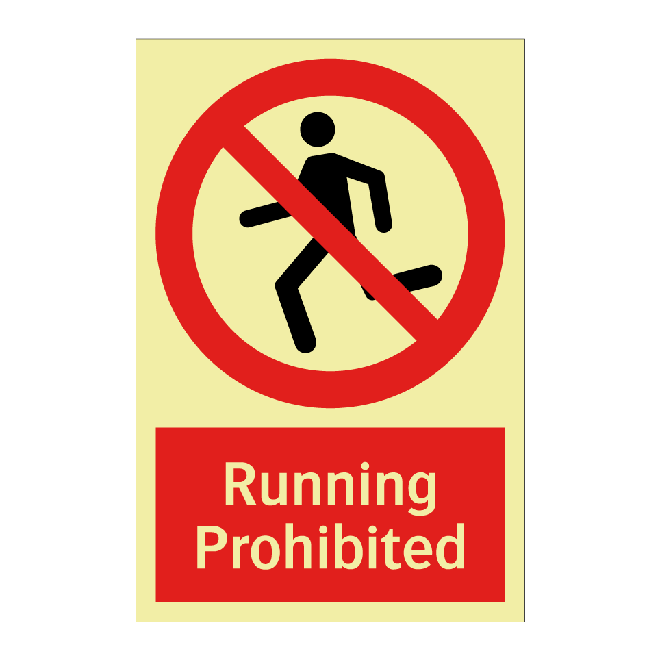 Running Prohibited