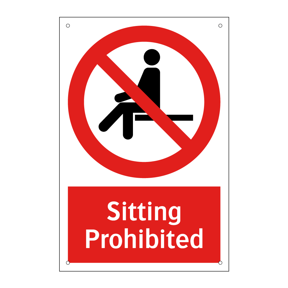Sitting Prohibited