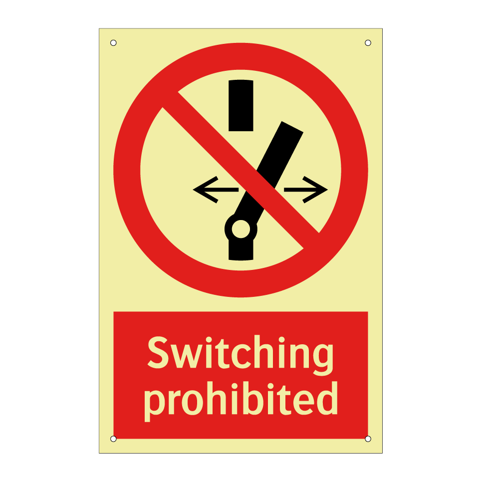 Switching prohibited