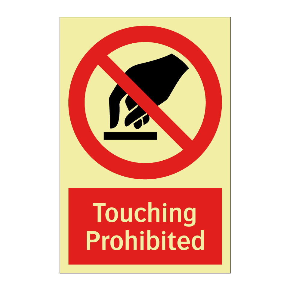 Touching Prohibited