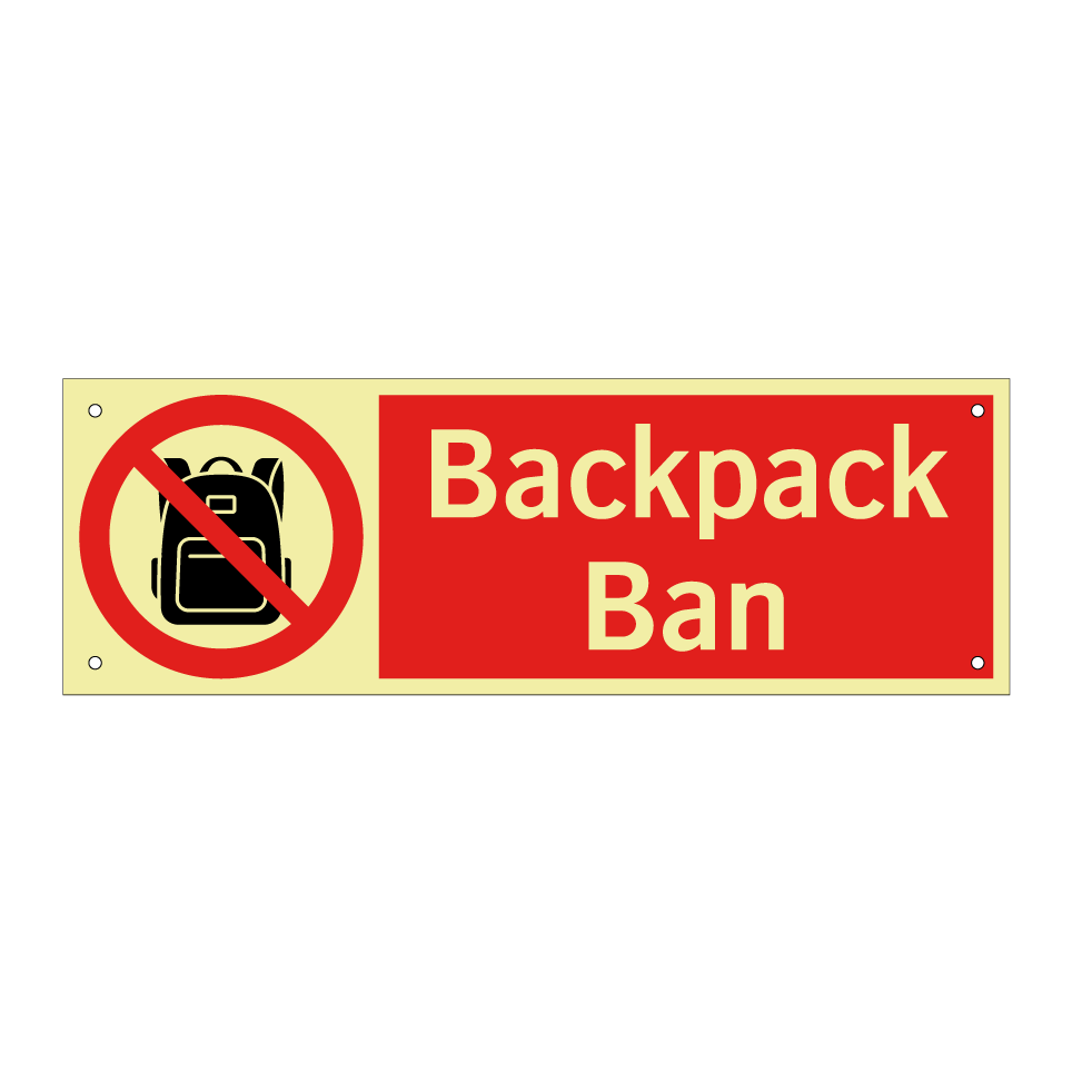 Backpack Ban