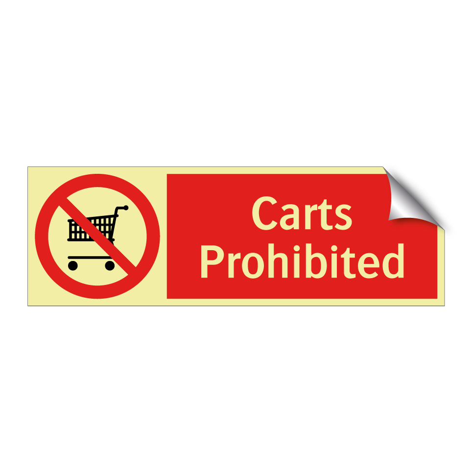 Carts Prohibited