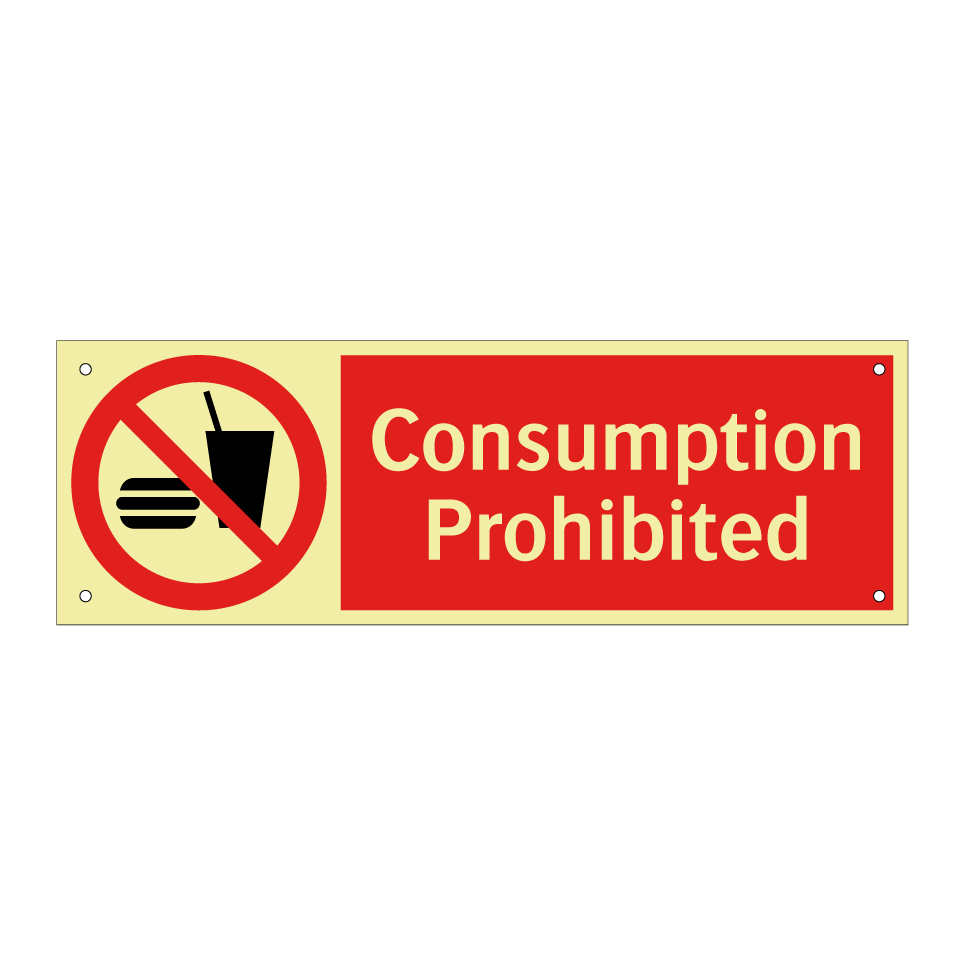 Consumption Prohibited