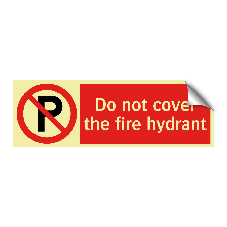 Do not cover the fire hydrant