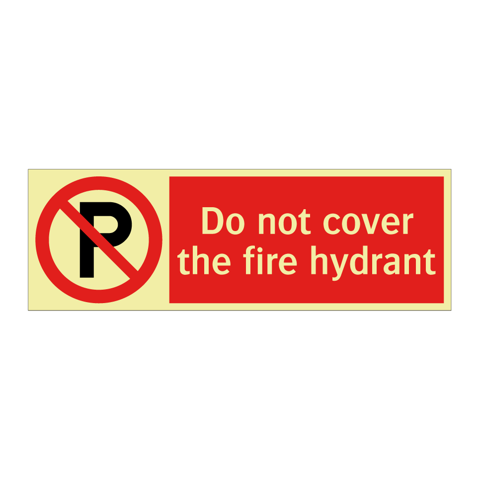 Do not cover the fire hydrant