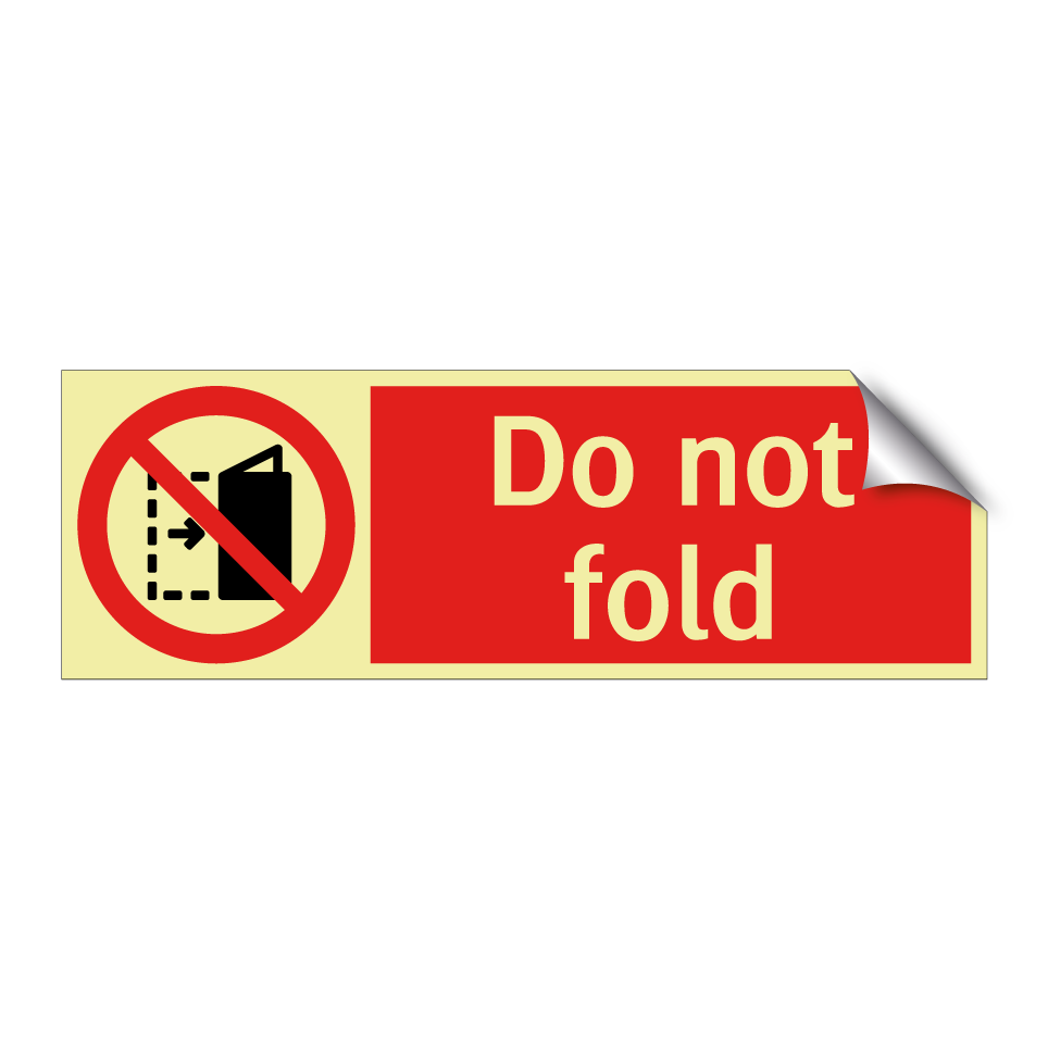 Do not fold