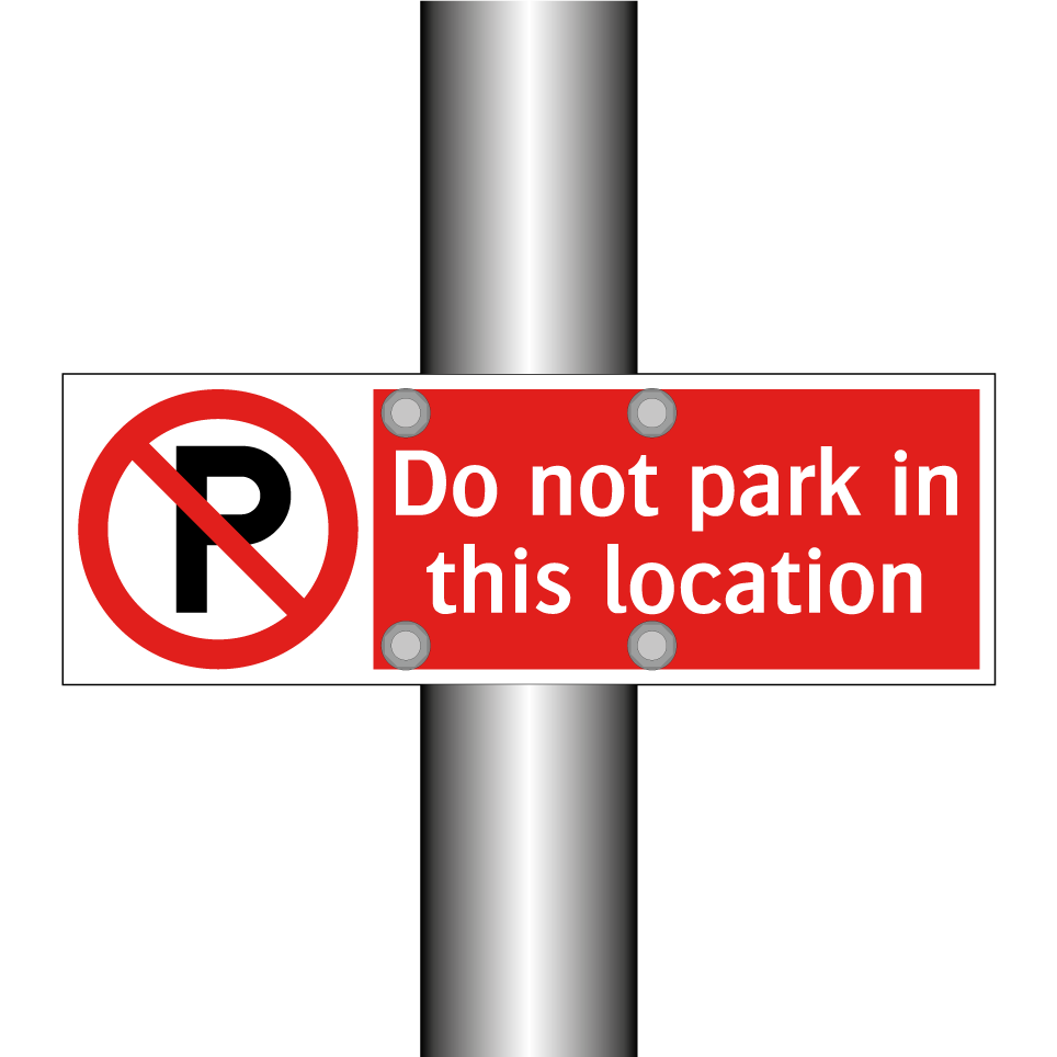 Do not park in this location