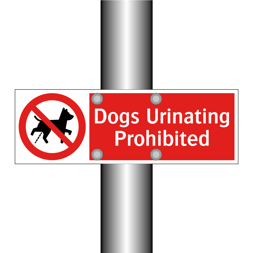 Dogs Urinating Prohibited