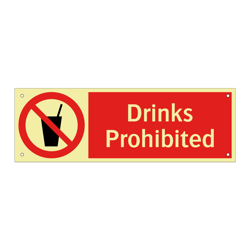 Drinks Prohibited
