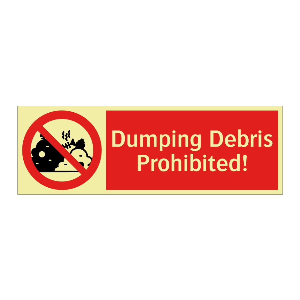 Dumping Debris Prohibited!