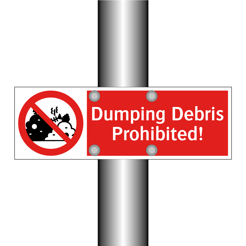Dumping Debris Prohibited!