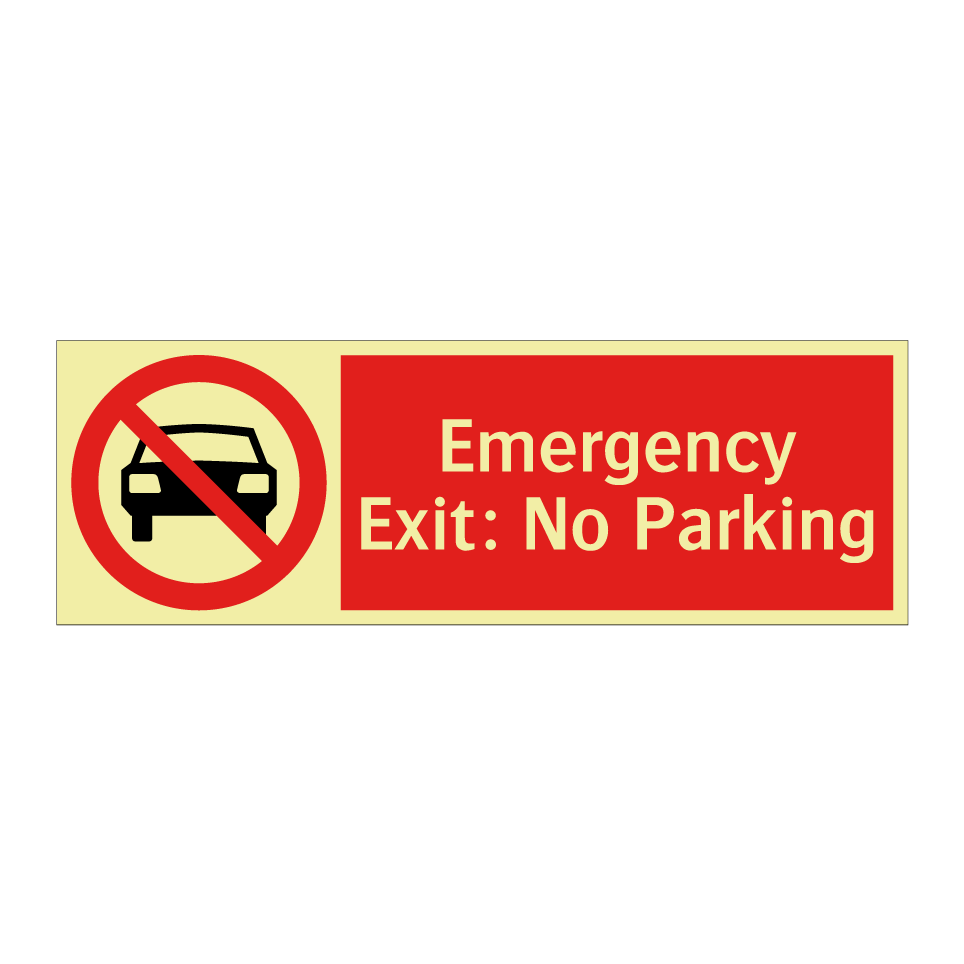 Emergency Exit: No Parking