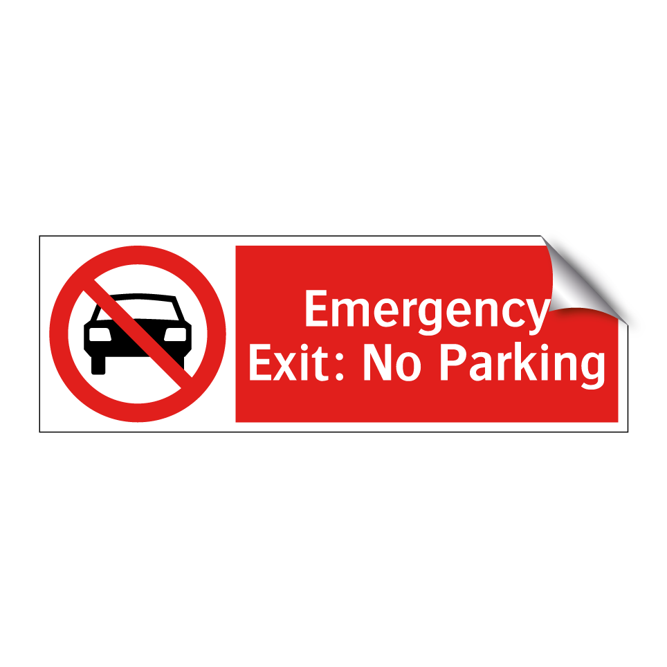 Emergency Exit: No Parking