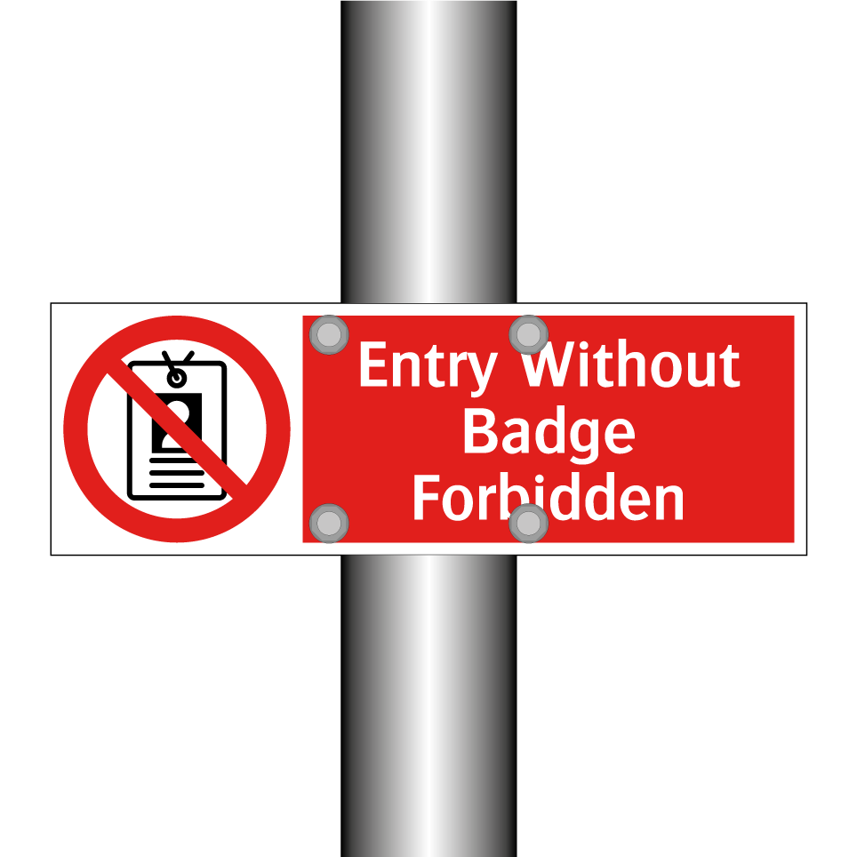 Entry Without Badge Forbidden