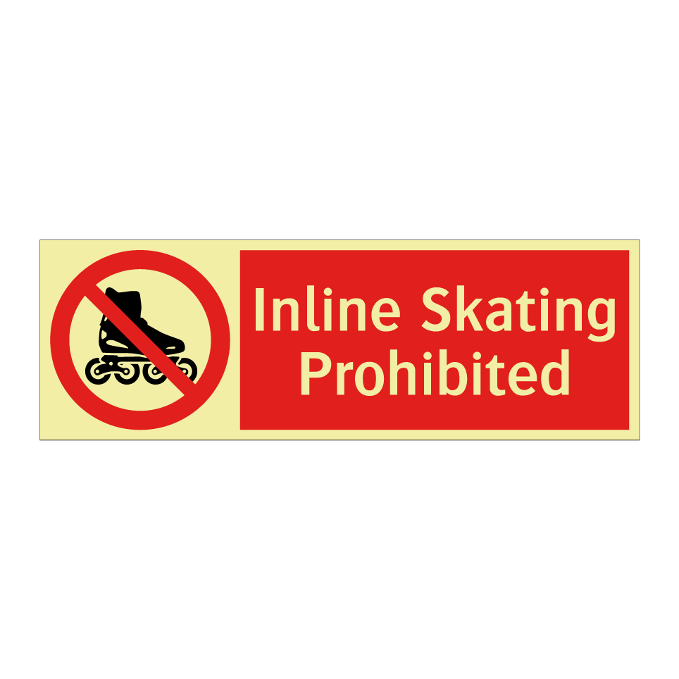 Inline Skating Prohibited