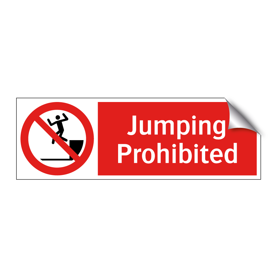 Jumping Prohibited