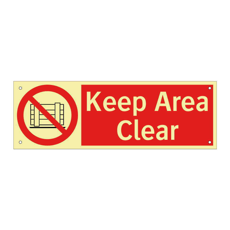 Keep Area Clear