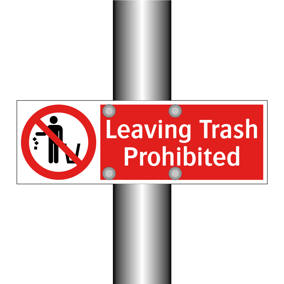 Leaving Trash Prohibited