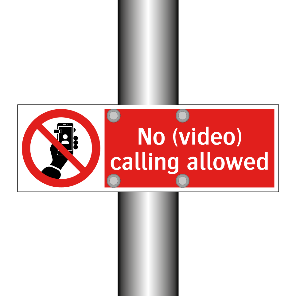 No (video) calling allowed
