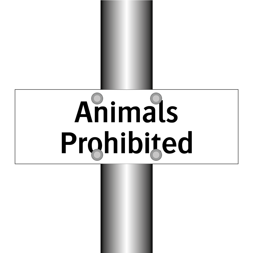 Animals Prohibited
