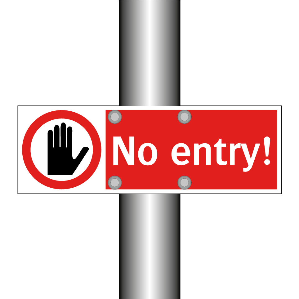 No entry!