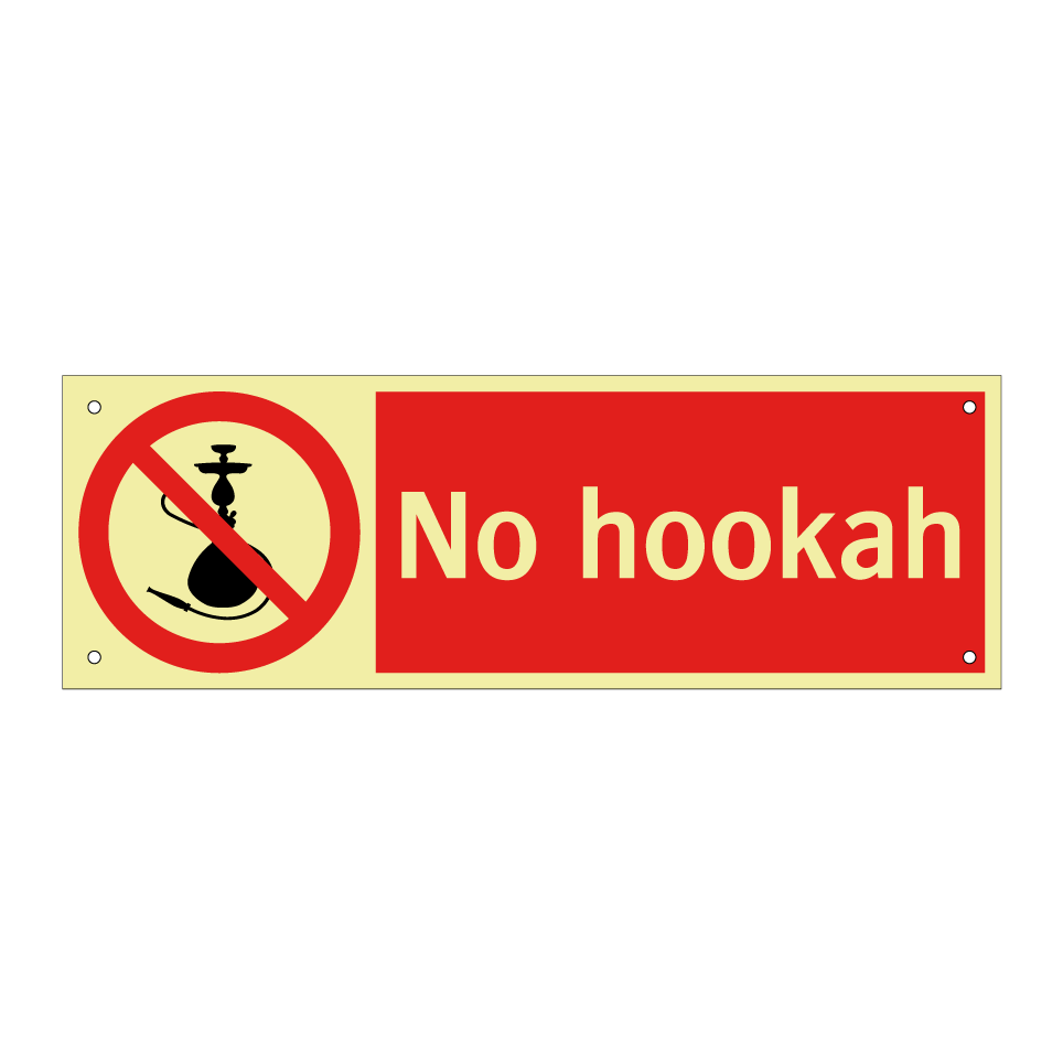 No hookah