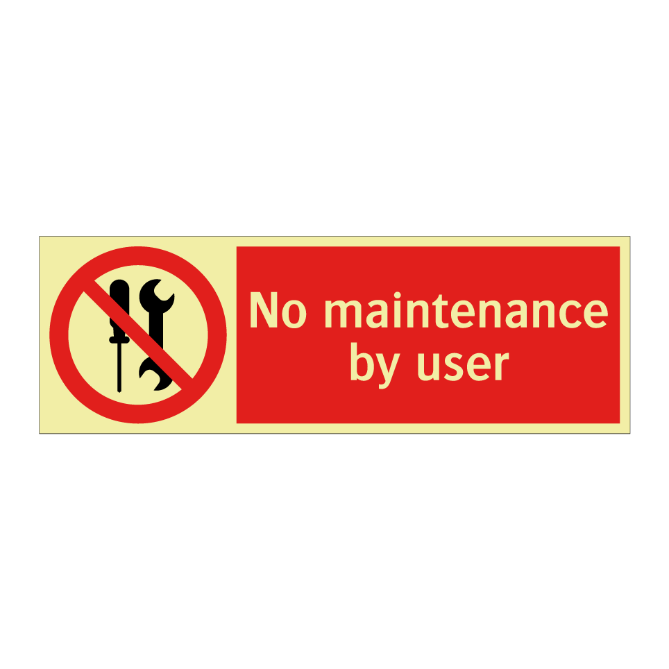 No maintenance by user
