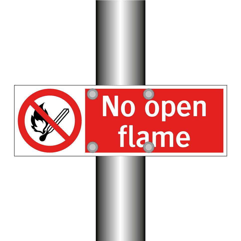 No open flame
